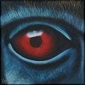 Augenblick einer Blaumaulmeerkatze; Acryl auf Leinwand;
30 x 30 cm